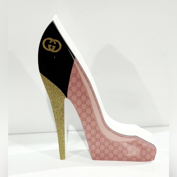 Gucci high Heels Art Home decor NWT Super cute - Picture 5 of 5